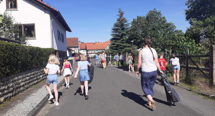 Kinder der Grundschule Röhrda