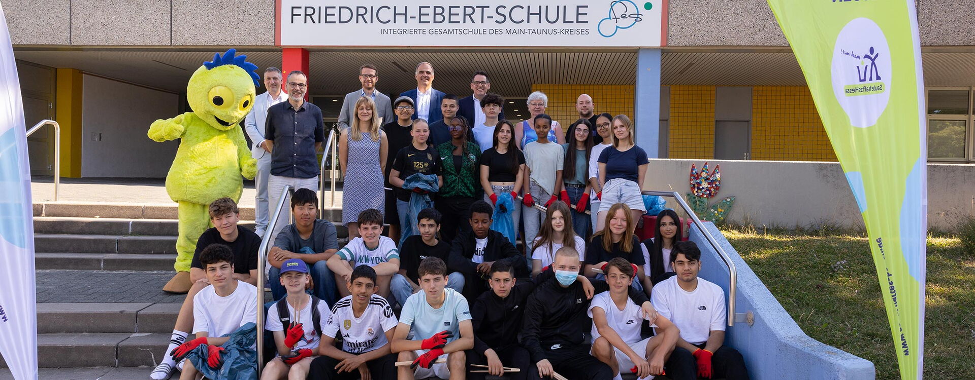 Sauberhafter Schulweg 2025 - Gruppenfoto